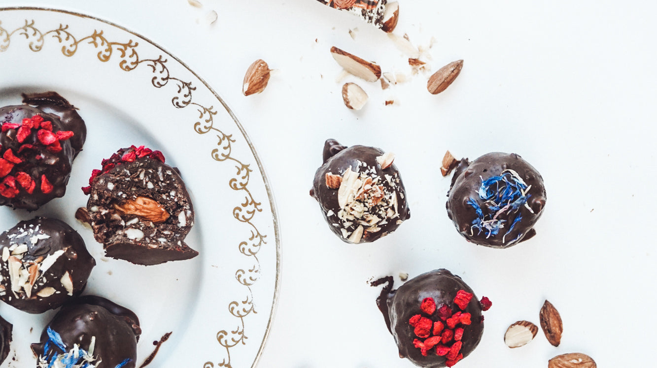 Protein-Chocolate Bliss Balls (Vegan & Gluten-Free)