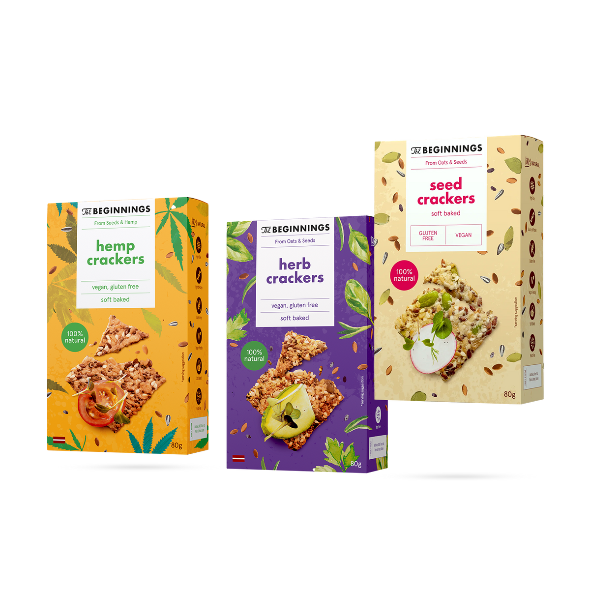 Crackers Variety Pack (3 pcs) The Beginnings