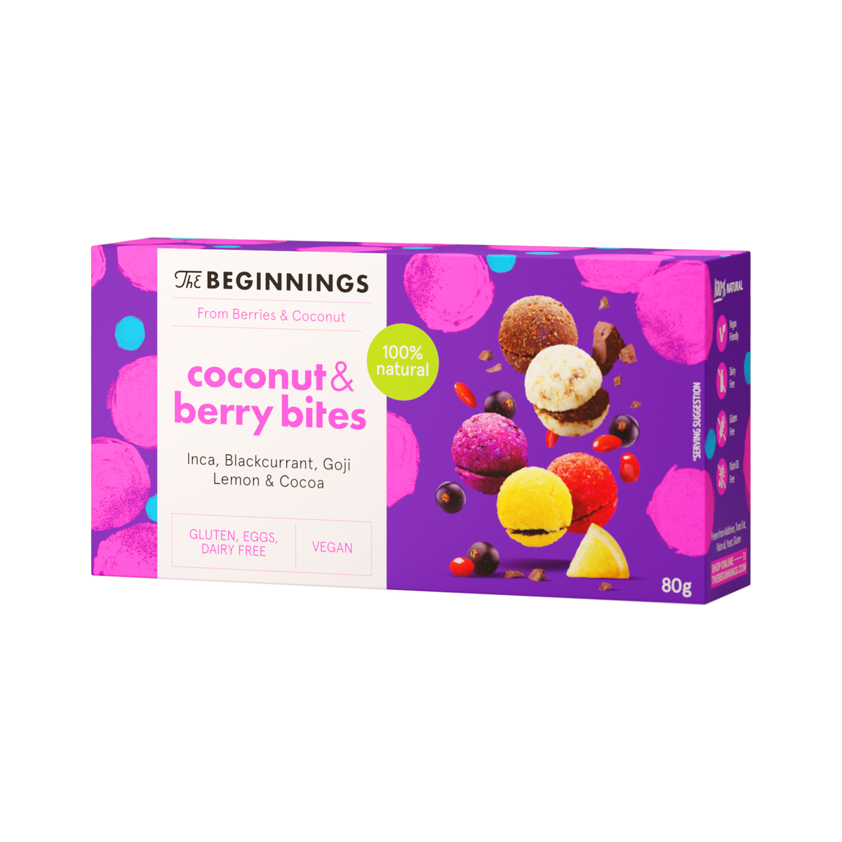 RAW Macaroons Coconut & Berry Bites – The Beginnings